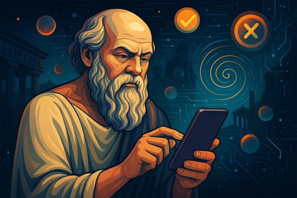 Що б писав Сократ у Threads? 1 SHCHo b pysav Sokrat u Threads min